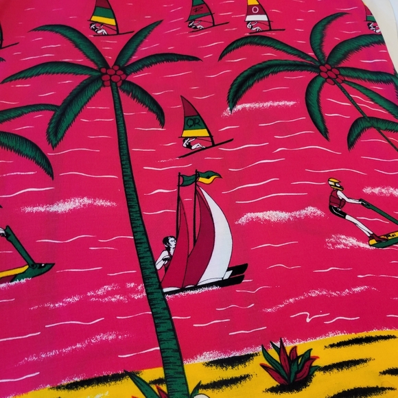 Cocowalk women's size small 100% rayon t-shirt dress with tasseled bottom - Picture 13 of 15